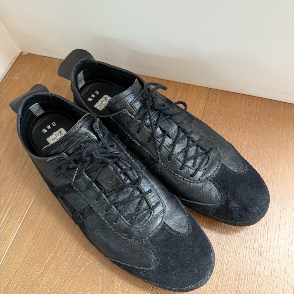 Onitsuka Tiger -  11.5US - Made in Japan - Black Leather Men's Shoes